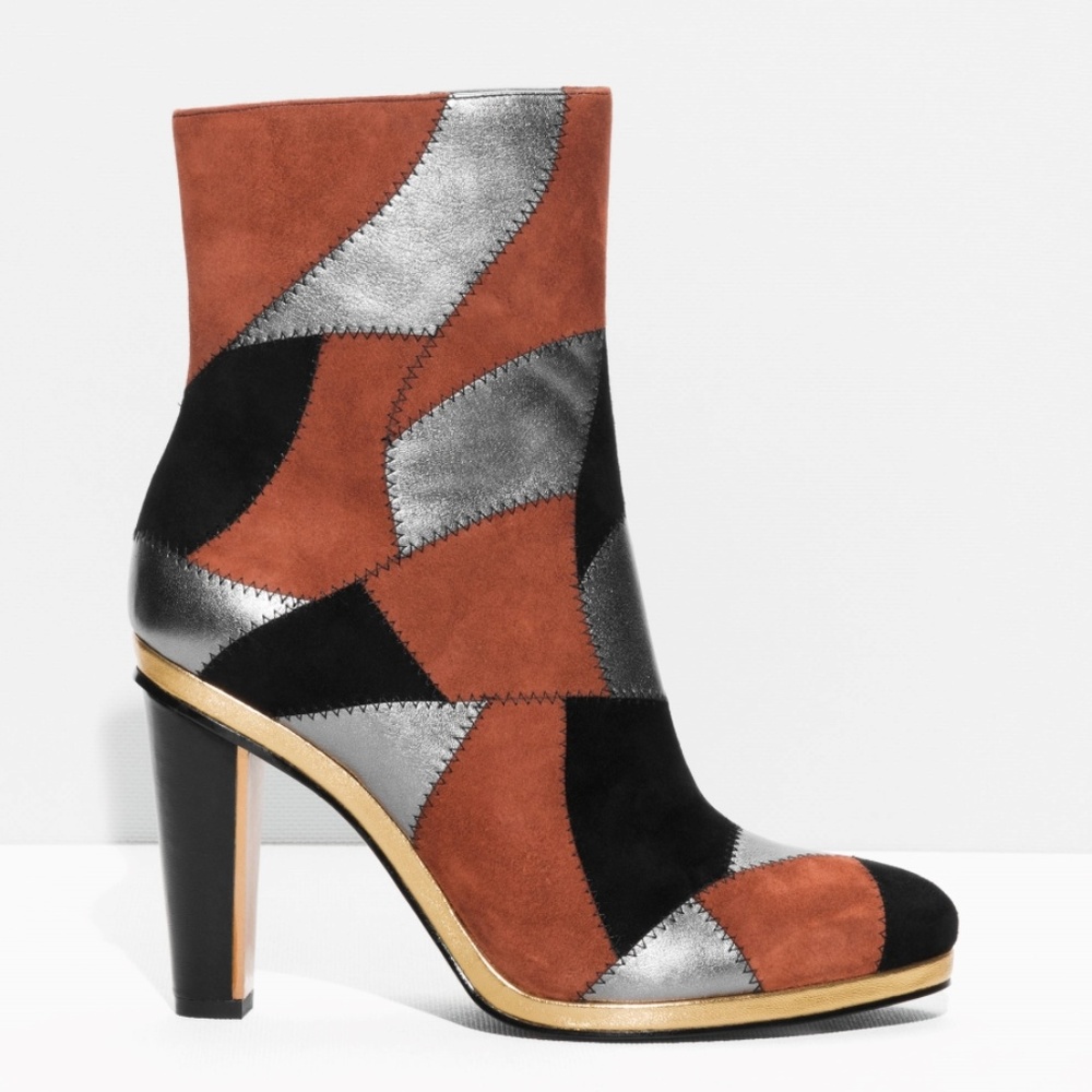 Rodarte x &Other Stories Patchwork Boots